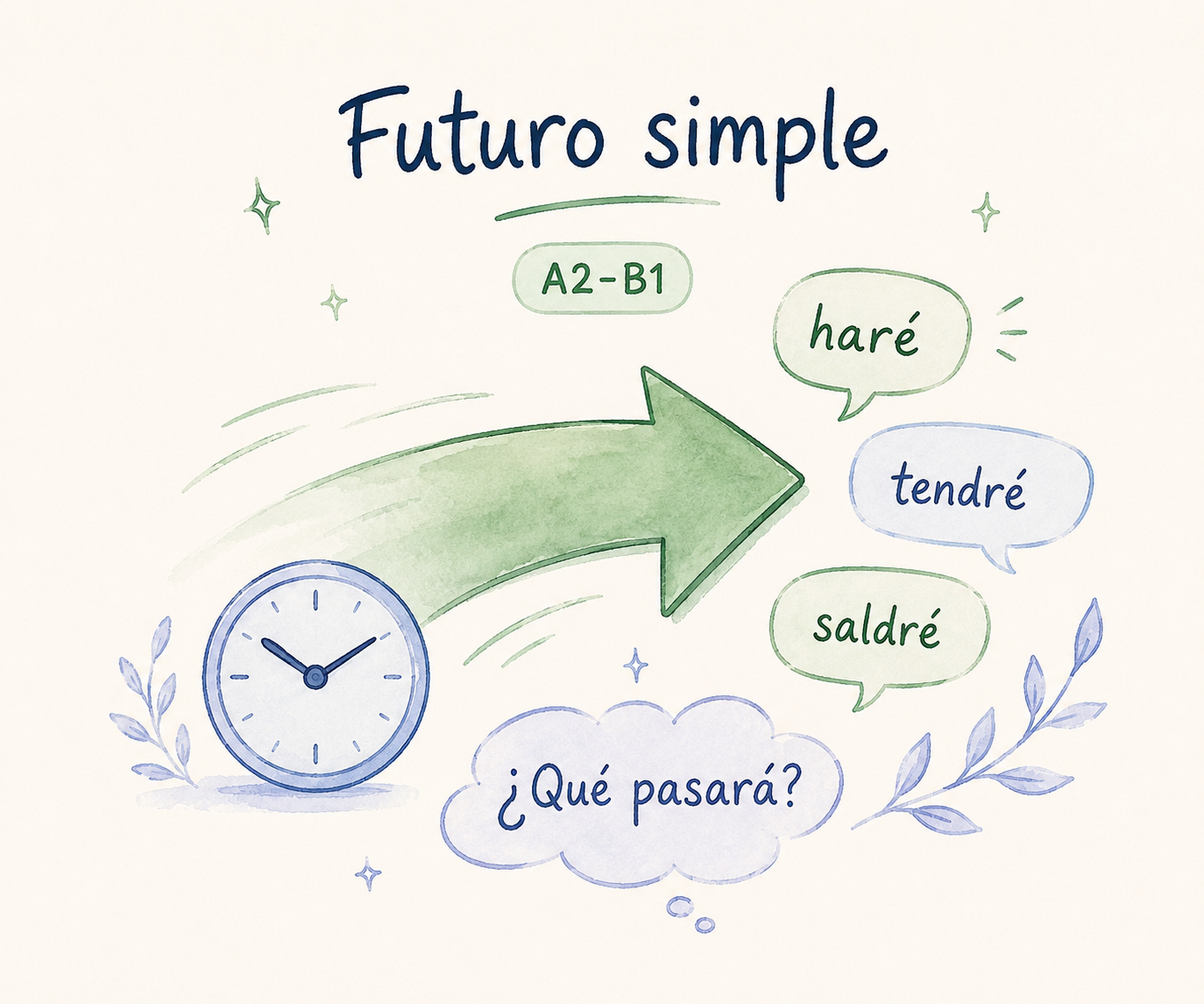 Ilustracja: Futuro simple